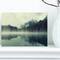 Designart - Lake Herbert in Foggy Morning - Modern Seascape Canvas Artwork